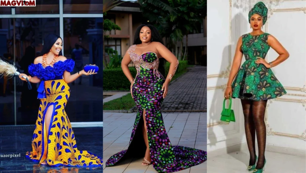 Wedding Ankara Short Flare Gowns